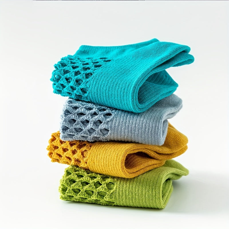 Breathable Mesh Ankle Sock Set-MODAUTLET