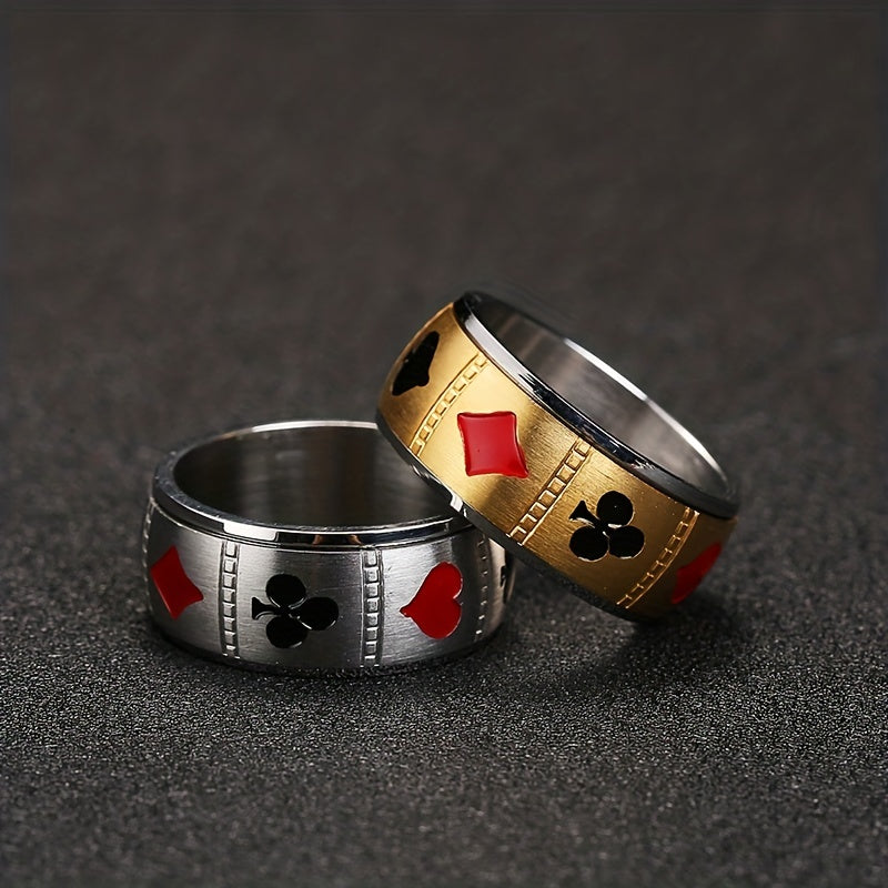 Steel Spinner Ring - Durable and Stylish-MODAUTLET