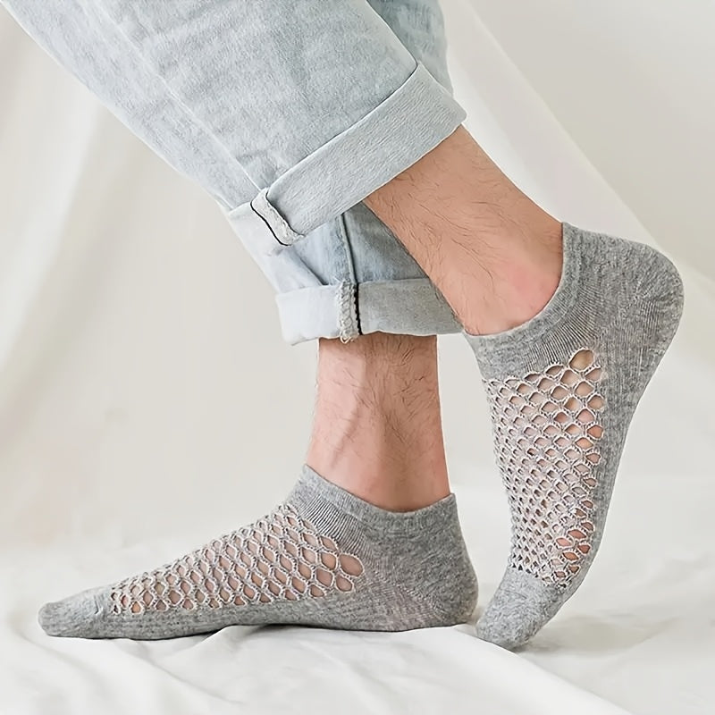 Breathable Mesh Ankle Sock Set-MODAUTLET