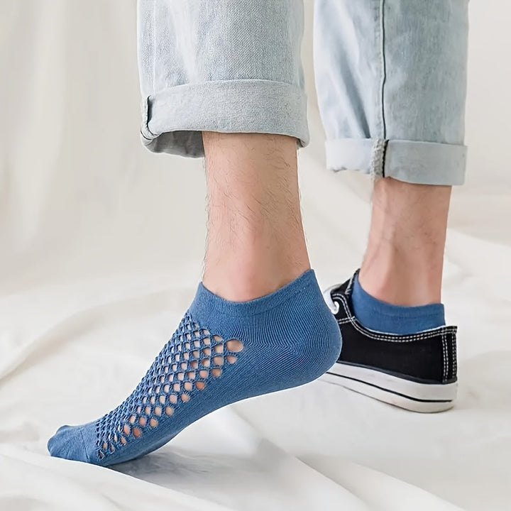 Breathable Mesh Ankle Sock Set-MODAUTLET