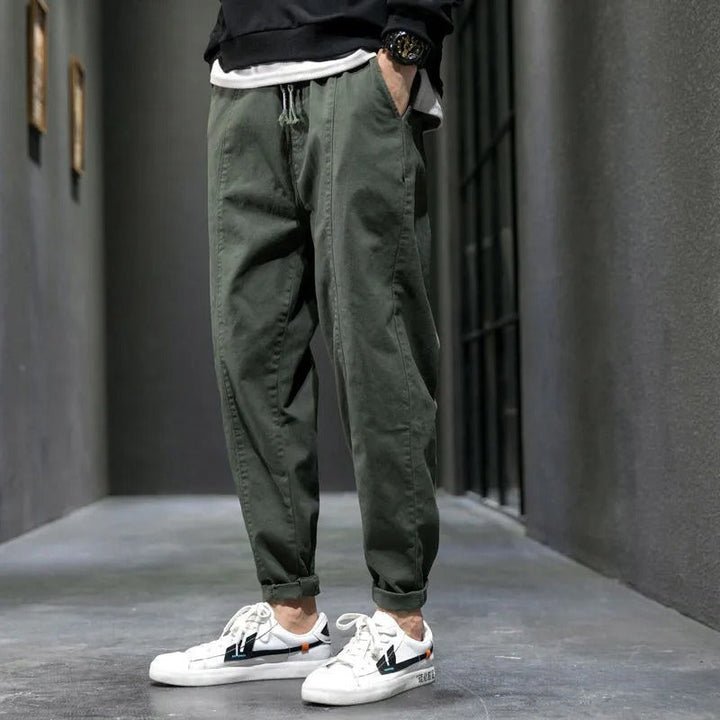 Men's Slim Fit Stretch Trousers for Everyday Comfort-MODAUTLET