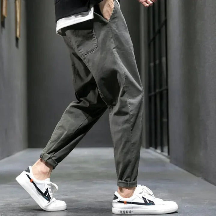 Men's Slim Fit Stretch Trousers for Everyday Comfort-MODAUTLET