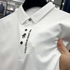 Men's Wrinkle-Free Polo T-Shirt White