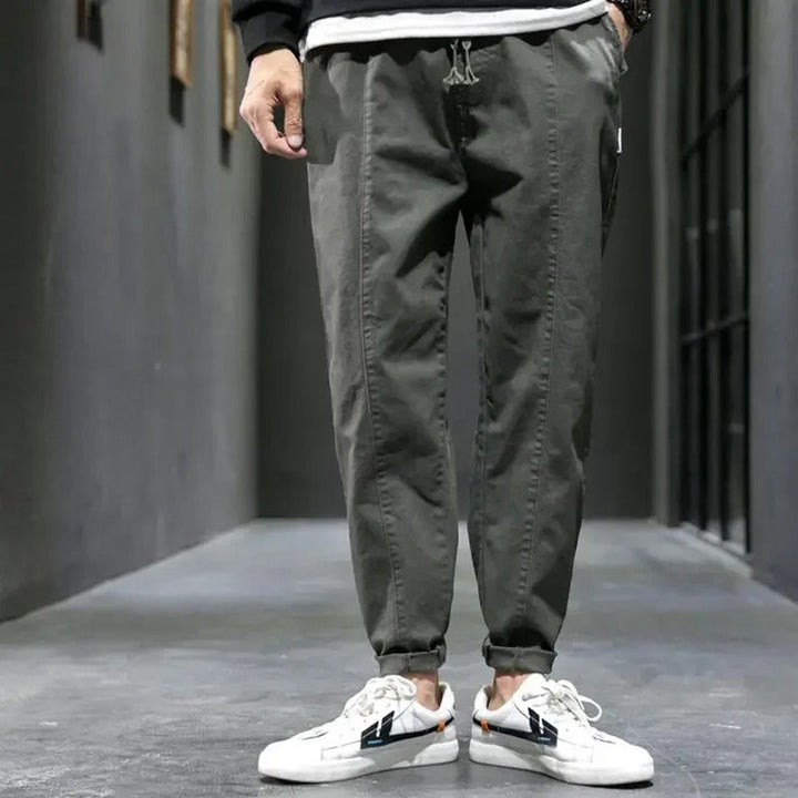 Men's Slim Fit Stretch Trousers for Everyday Comfort-MODAUTLET