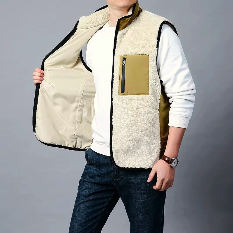 Chaleco polar de hombre para brindar calidez y comodidad
