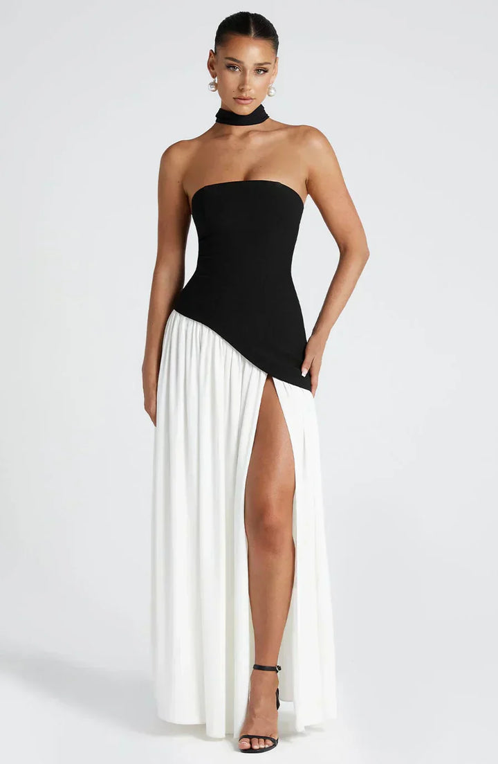 Fiona | Women's Asymmetric Maxi Dress for Wedding Guests