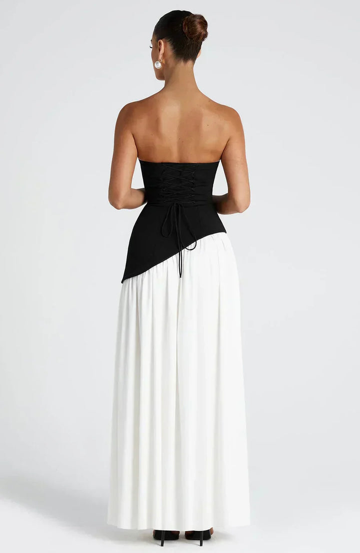 Fiona | Women's Asymmetric Maxi Dress for Wedding Guests