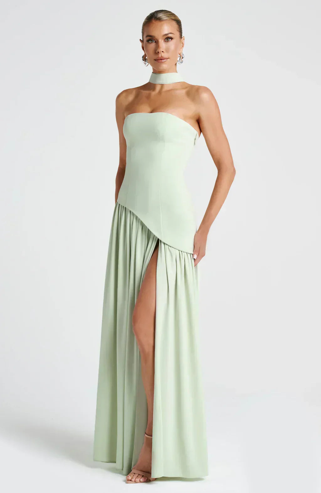 Fiona | Women's Asymmetric Maxi Dress for Wedding Guests