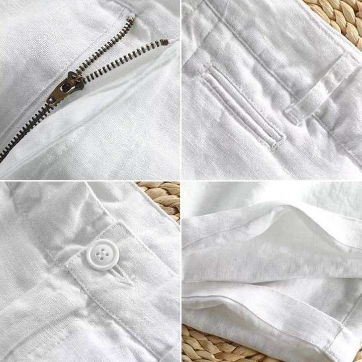 Manuel | Herren Leichte Sommer Leinen Shorts