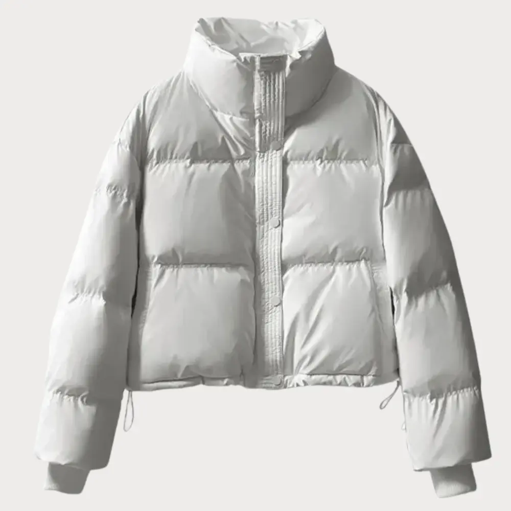 Stylish Puffer Jacket for Ultimate Warmth White
