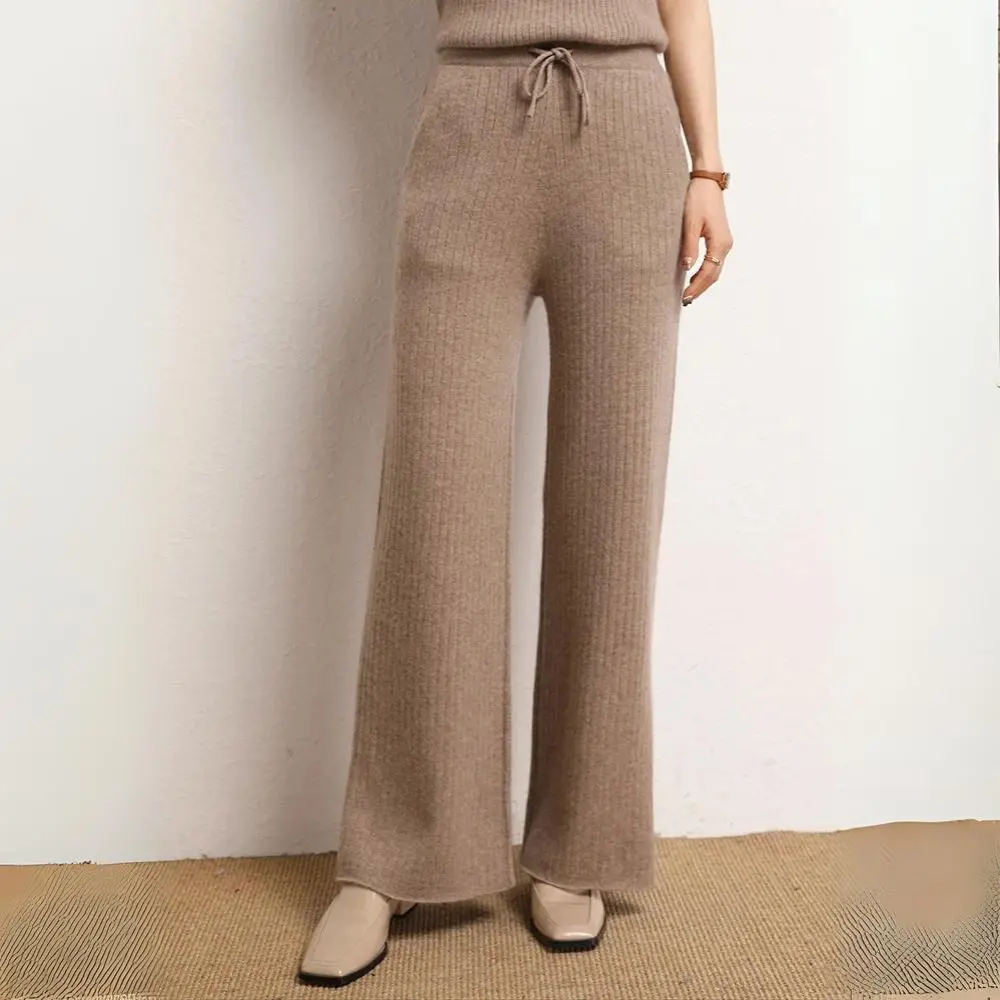 Luxurious Cashmere Pants for Ultimate Comfort Camel