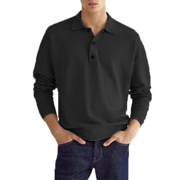 Men's Smart Leisure Polo Shirt Black