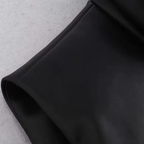 Faux Leather Puffer Vest for Women