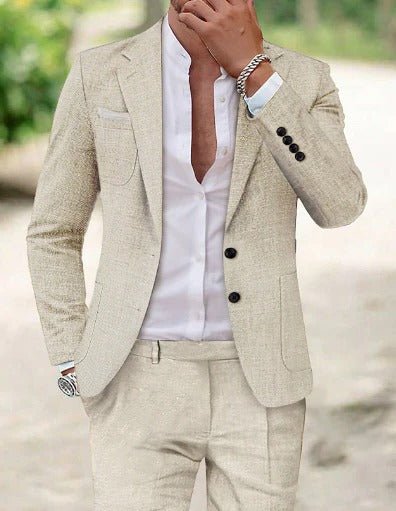 Oscar | Men's Classic Linen Summer Suit Set