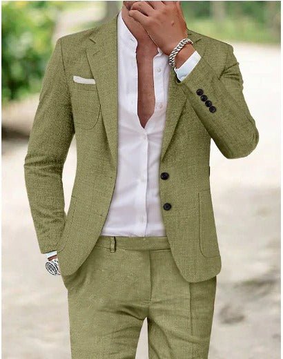 Oscar | Men's Classic Linen Summer Suit Set