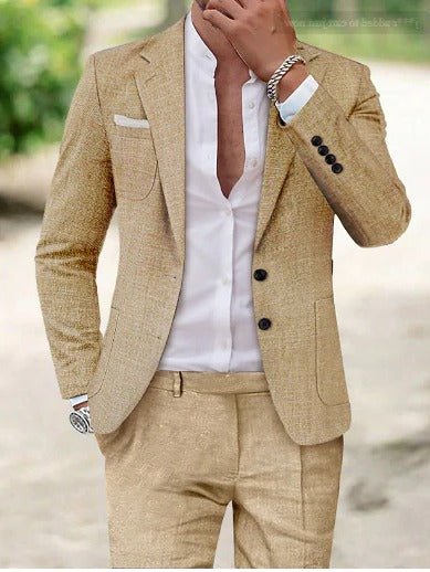 Oscar | Men's Classic Linen Summer Suit Set