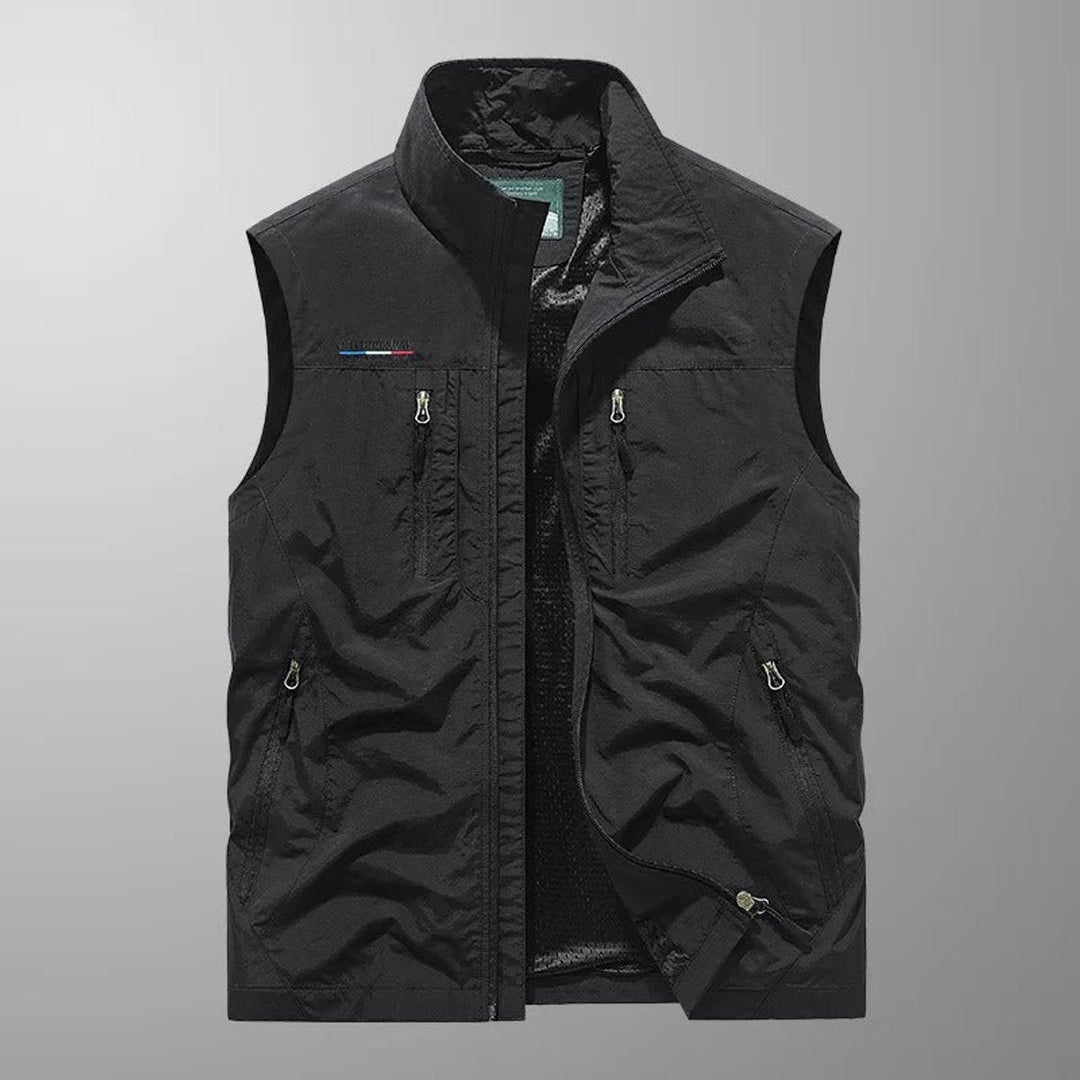 Theo | Men's Lightweight Multi-Pocket Sleeveless Outdoor Vest