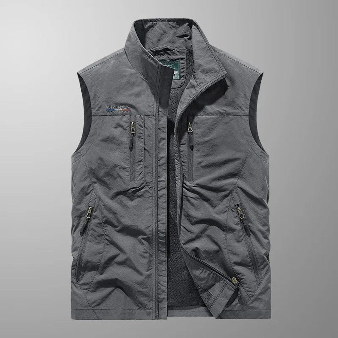 Theo | Men's Lightweight Multi-Pocket Sleeveless Outdoor Vest