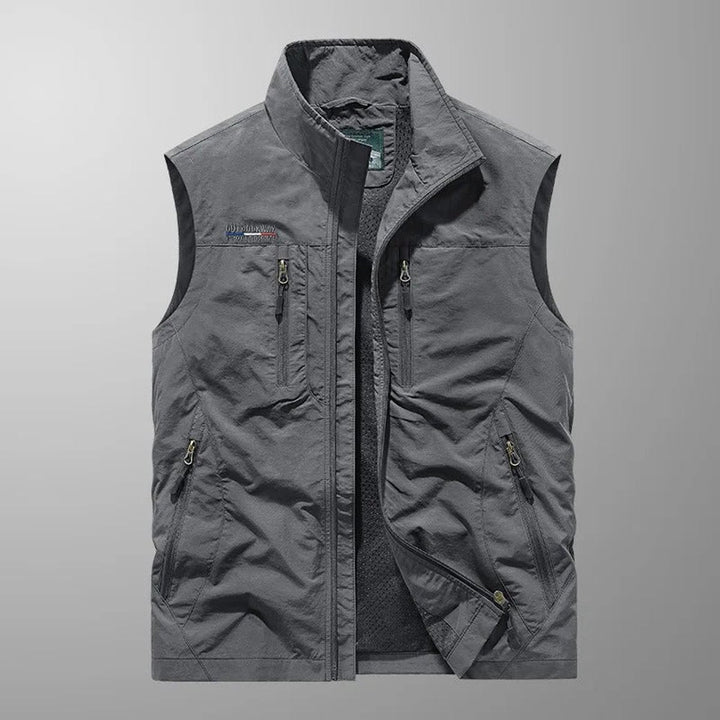 Theo | Men's Lightweight Multi-Pocket Sleeveless Outdoor Vest