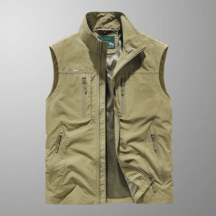Theo | Men's Lightweight Multi-Pocket Sleeveless Outdoor Vest