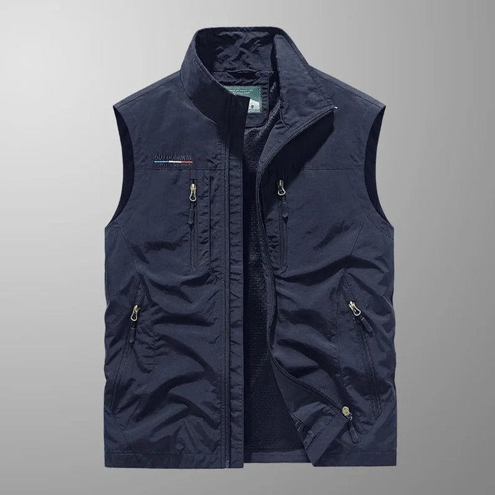 Theo | Men's Lightweight Multi-Pocket Sleeveless Outdoor Vest