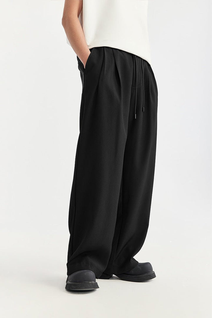 Harry | Men's Casual Linen Wide Leg Drawstring Trousers
