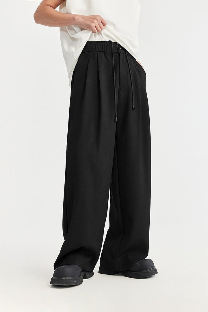 Harry | Men's Casual Linen Wide Leg Drawstring Trousers