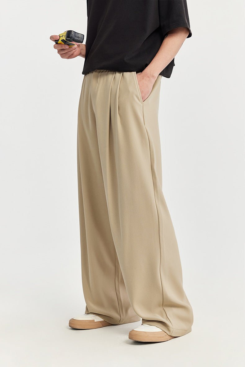 Harry | Men's Casual Linen Wide Leg Drawstring Trousers