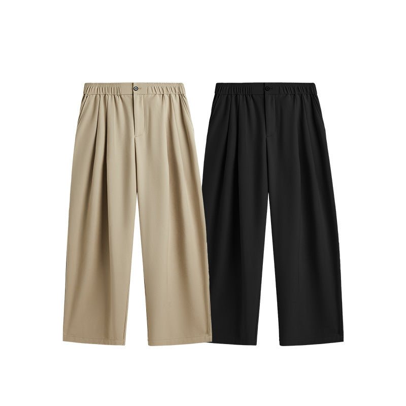 Harry | Men's Casual Linen Wide Leg Drawstring Trousers
