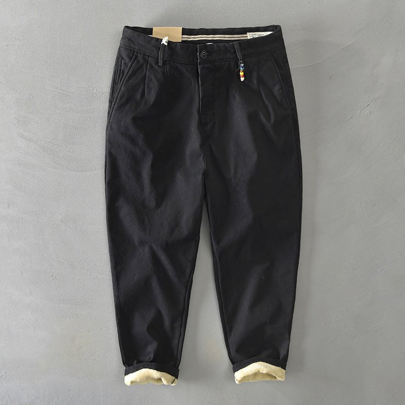 Noah | Men's Mid-Rise Tapered-Fit Chino Trousers