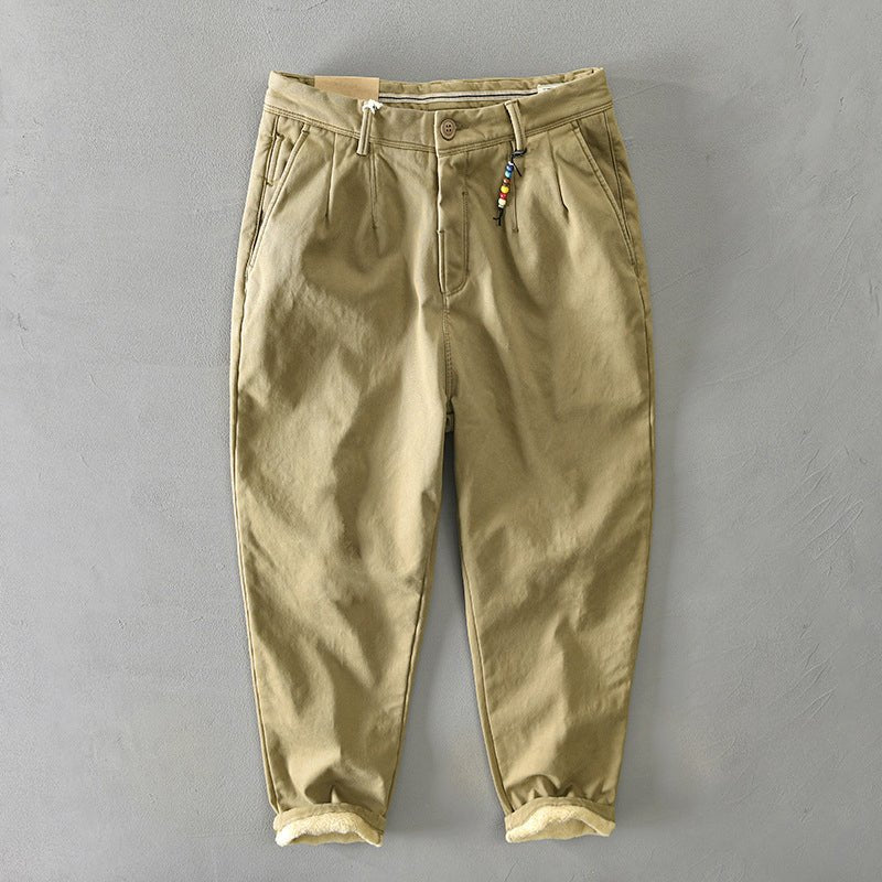 Noah | Men's Mid-Rise Tapered-Fit Chino Trousers