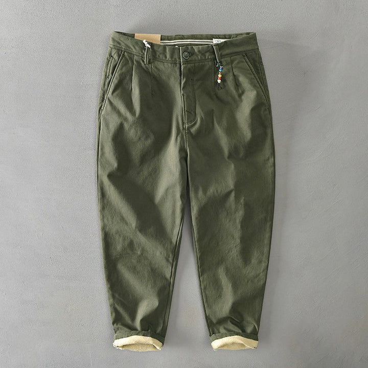 Noah | Men's Mid-Rise Tapered-Fit Chino Trousers