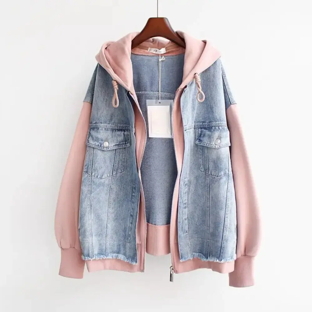Denim Hoodie for Ultimate Comfort-MODAUTLET