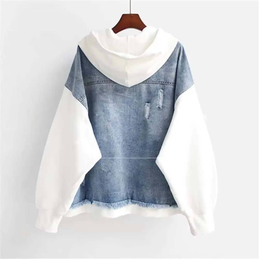 Denim Hoodie for Ultimate Comfort-MODAUTLET