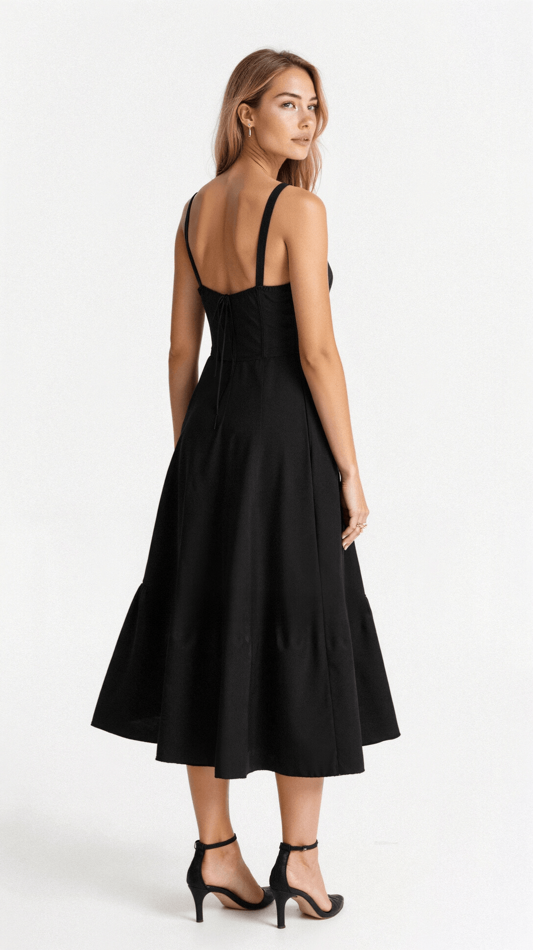 Bonnie | Damen Midikleid mit floraler, schicker Korsage