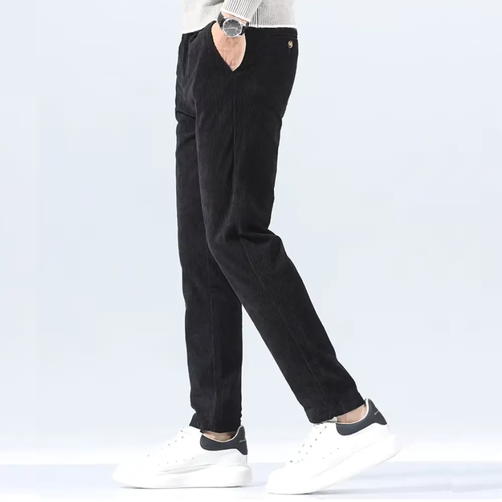 Classic Fit Corduroy Pants for Men