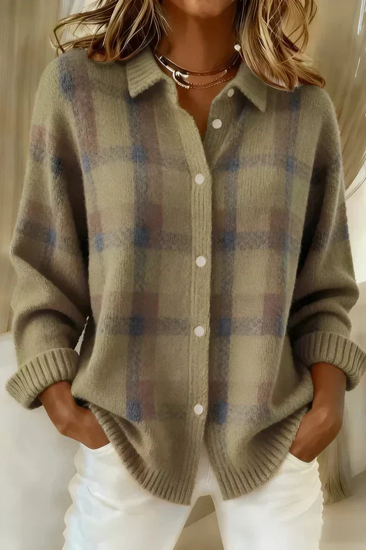 Damen-Rippstrick-Cardigan in Oversize mit edler Optik