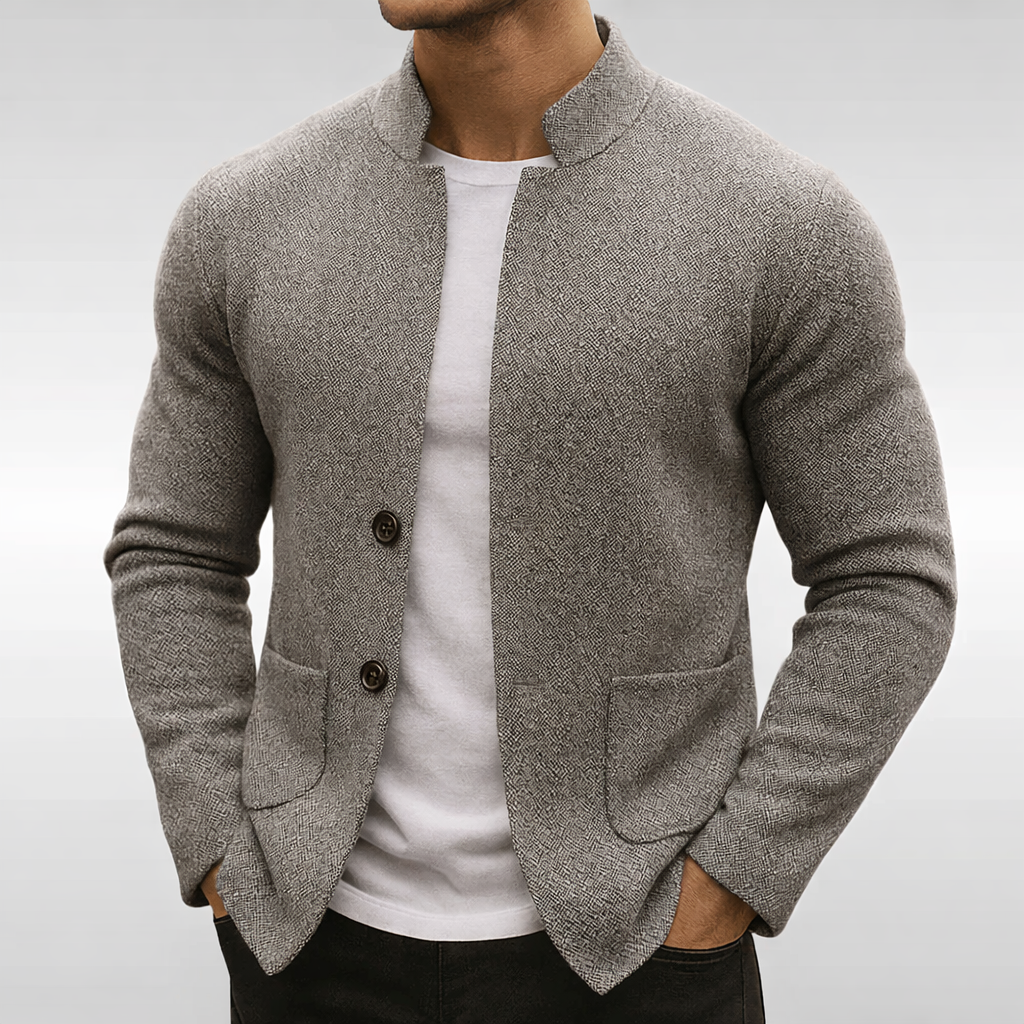 Pull moderne raffiné et ajusté pour homme