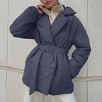 Cozy Cotton Padded Winter Jacket Gray