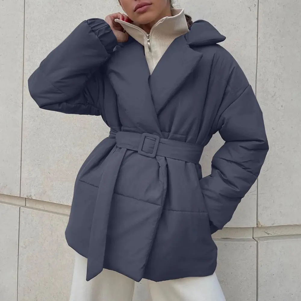 Cozy Cotton Padded Winter Jacket Gray