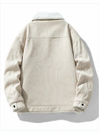 Men's Corduroy Henley Jacket