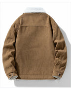 Men's Corduroy Henley Jacket
