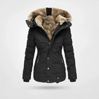 Women's Waterproof Winter Jacket - Warm & Stylish Black