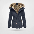 Women's Waterproof Winter Jacket - Warm & Stylish Blue