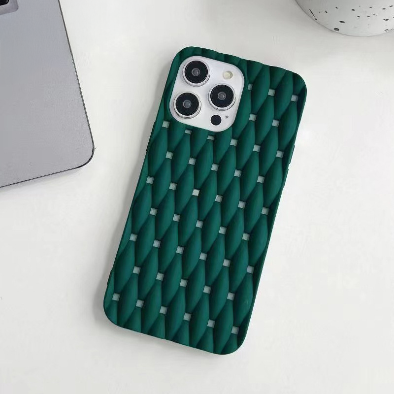 Silicone iPhone Case with Braided Design
