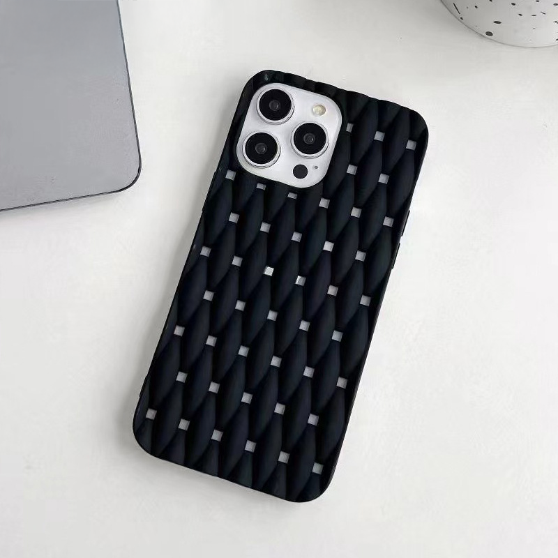 Silicone iPhone Case with Braided Design