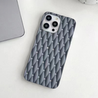 Silicone iPhone Case with Braided Design