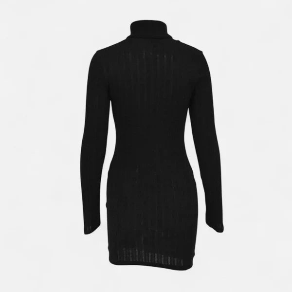 Penelope | Women's Turtleneck Long Sleeve Summer Dress