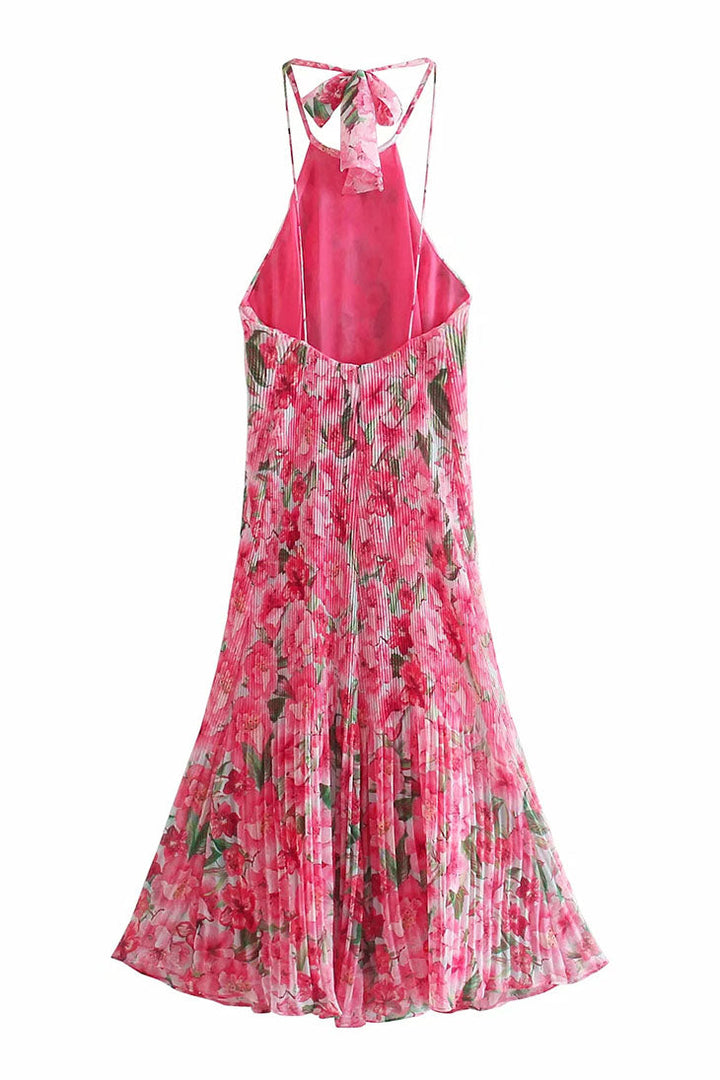 Women's Pink Maxi Dress-MODAUTLET