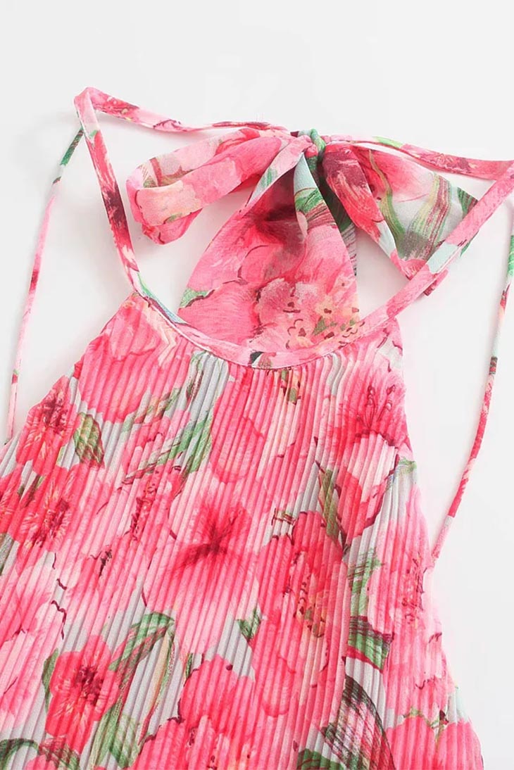 Women's Pink Maxi Dress-MODAUTLET